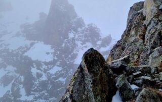 Nuova via aperta "A Sinistra del Tradimento" - Corno di Casamadre