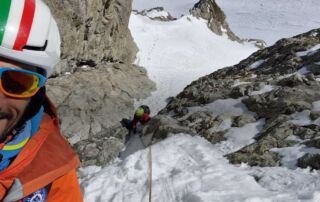Nuova via aperta "A Sinistra del Tradimento" - Corno di Casamadre