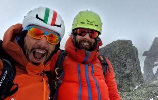 Nuova via aperta "A Sinistra del Tradimento" - Corno di Casamadre